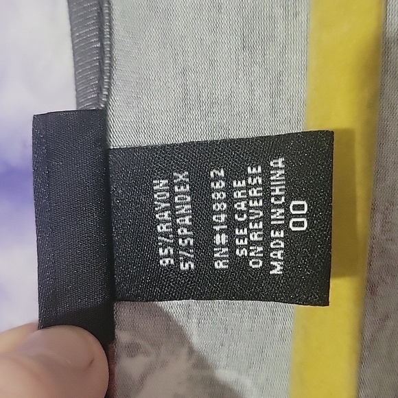 Torrid Women's Foral Flowy High Low Short Sleeve Top Size 00 M-L - Picture 6 of 10